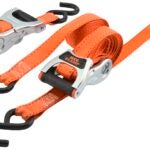 Erickson 31351 Tie-Down, 1 in W, 8 ft L, Orange, 1500 lb Working Load, Cam Buckle End