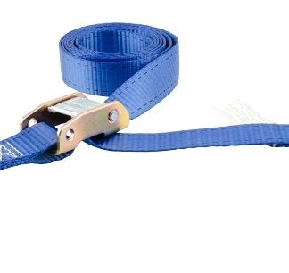 Erickson 35605 Cam-Lock Tie-Down, 1 in W, 6 ft L, Blue, 1200 lb