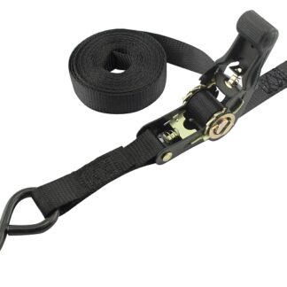 Erickson 01300 Strap, 1 in W, 15 ft L, Black, 400 lb Working Load, S-Hook End