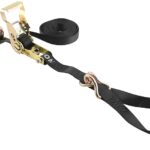 Erickson 01314 Strap, 1 in W, 15 ft L, Black, 1000 lb Working Load, J-Hook End