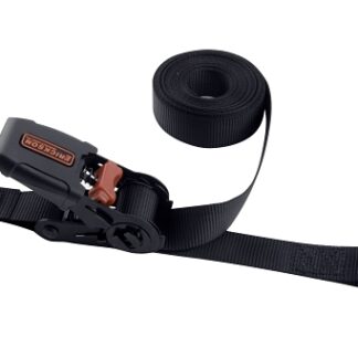 Erickson 01416 Soft Grip Strap, 1 in W, 15 ft L, Black, 433 lb Working Load, S-Hook End