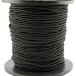 Erickson 05292 Bungey Cord, 5/16 in Dia, 250 ft L, Rubber, Black