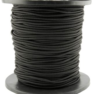 Erickson 05292 Bungey Cord, 5/16 in Dia, 250 ft L, Rubber, Black