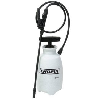 Chapin 10000 Compression Sprayer, 0.5 gal Tank, Poly Tank, 34 in L Hose, White