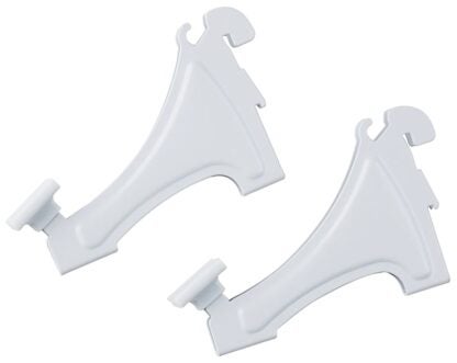 ClosetMaid 2817 Shoe Shelf Bracket, 3 in L, Steel, Epoxy-Coated