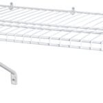 ClosetMaid 1031 Shelf Kit, 60 lb, 36 in L, 12 in W, Steel, White Sells in Quantity of 4