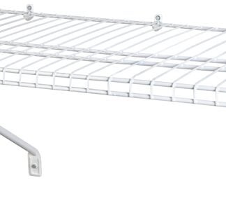 ClosetMaid 1031 Shelf Kit, 60 lb, 36 in L, 12 in W, Steel, White Sells in Quantity of 4