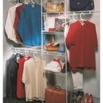 ClosetMaid 1608 Closet Organizer Kit, Steel, White, Vinyl-Coated