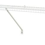 ClosetMaid 106100 Shelf, 12 in L, 72 in W, Steel, White