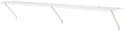 ClosetMaid 106100 Shelf, 12 in L, 72 in W, Steel, White