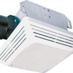 Air King ASLC50 Exhaust Fan, 1.6 A, 120 V, 50 cfm Air, 3 Sones, CFL, Fluorescent Lamp, 4 in Duct, White