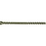 Camo 0345220S Deck Screw, #7 Thread, 1-7/8 in L, Trim Head, Star Drive, Stainless Steel, Black, 100/PK