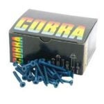 Cobra Anchors CobraTap 630C Concrete Screw, 1/4 in Dia, 1-1/4 in L, 425 lb, Steel, Cobra-Coated, 100/BX