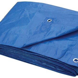 ProSource T1620BB70 Tarpaulin, 20 ft L, 16 ft W, 3.5 mil Thick, Polyethylene, Blue