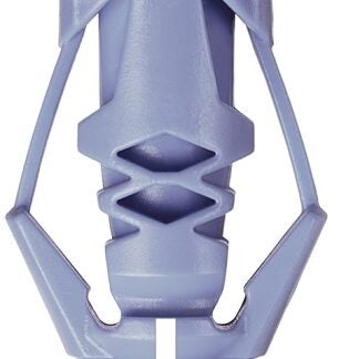 COBRA ANCHORS 172R Wall Anchor, 1-1/4 in L, Polyethylene, 46 lb