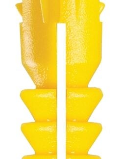 COBRA ANCHORS 185S Screw Anchor, #4-6 Thread, 7/8 in L, Polyethylene, 75 lb