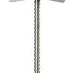 COBRA ANCHORS 081Y Spring Toggle Bolt, 2 in L, Steel, 68 lb