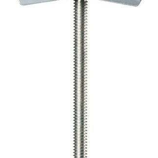 COBRA ANCHORS 081Y Spring Toggle Bolt, 2 in L, Steel, 68 lb