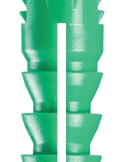 COBRA ANCHORS 197S Screw Anchor, #12-14 Thread, 1-1/2 in L, Polyethylene, 200 lb