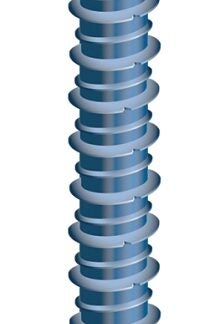 Cobra Anchors CobraTap 626J Concrete Screw, 3/16 in Dia, 4 in L, 200 lb, Steel, Cobra-Coated, 25/PK