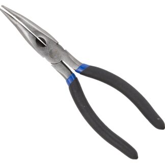 Vulcan PC974-02 Bent Nose Plier, 8 in OAL, 1.6 mm Cutting Capacity, 5.2 cm Jaw Opening, Black Handle, 7/8 in W Jaw