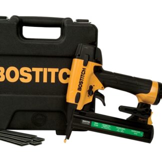 Bostitch SX1838K Stapler Kit, 7/32 in W Crown, 1/2 to 1-1/2 in L Leg, Narrow Crown Staple, 100 Magazine, 160 in-lb Air