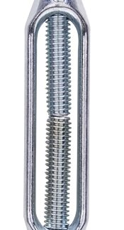 ProSource LR337 Turnbuckle, 5/16 in Thread, Hook, Eye, 9 in L Take-Up, Aluminum Sells in Quantity of 10