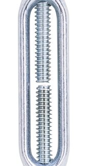 ProSource LR327 Turnbuckle, 3/16 in Thread, Eye, Eye, 5-1/2 in L Take-Up, Aluminum Sells in Quantity of 10