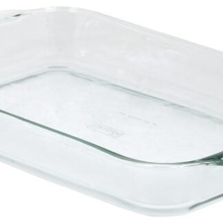 Pyrex 6001040 Baking Dish, 4.5 L, Glass, Red