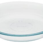 Pyrex 6001003 Pie Plate, 25.4 cm Dia, 3.8 cm OAL, Glass, Dishwasher Safe: Yes