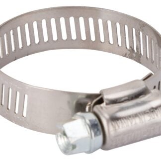 ProSource HCRAN20 Interlocked Hose Clamp, Stainless Steel, Stainless Steel Sells in Quantity of 10