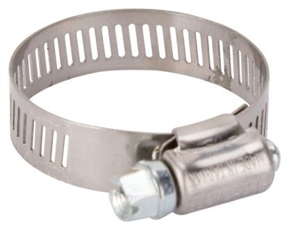 ProSource HCRAN20 Interlocked Hose Clamp, Stainless Steel, Stainless Steel Sells in Quantity of 10