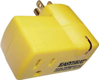 EasyHeat EH38 Pre-Set Thermostat, 15 A, 125 V, Yellow