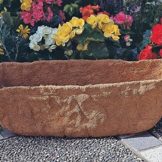 Landscapers Select T51550-3L Planter Liner, 24 in W, 9 in H, Rectangular, Natural Coconut, Brown Sells in Quantity of 10