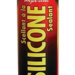 Imperial KK0202 Silicone Sealant, Paste, Black, 10.3 oz Cartridge