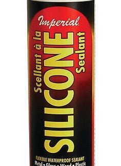 Imperial KK0202 Silicone Sealant, Paste, Black, 10.3 oz Cartridge