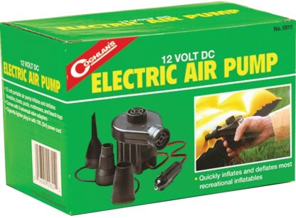 COGHLAN'S 0815 Electric Air Pump, 5.5 A, 12 VDC, 0.54 psi Max Pressure