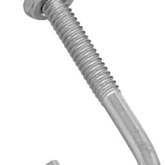 National Hardware N232-876 J-Bolt, 3/16 in Thread, 1-1/2 in L Thread, 2-1/2 in L, 40 lb Working Load, Steel, Zinc Sells in Quantity of 10