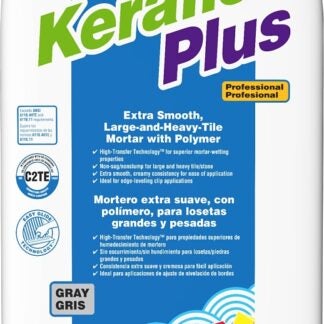 Mapei Keraflex Plus Series 1194720 Tile Mortar, Gray, Powder, 44 lb, Bag