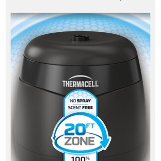 Thermacell E-Series E55XCA Rechargeable Mosquito Repeller, Cartridge Refill, 12 hr Refill, 20 ft Coverage Area