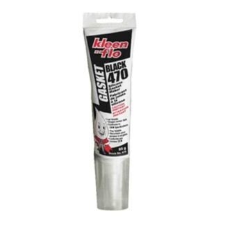 Kleen-Flo 470 Silicone Gasket Maker, 85 g Tube, Paste, Acetic Acid