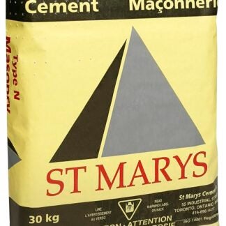 St Marys Cement 13211030 Type N Masonry Cement, Gray/White, Powder, 30 kg Bag