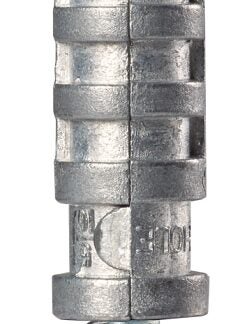 COBRA ANCHORS Lag Shield 243M Masonry Anchor, 276 lb, Zinc