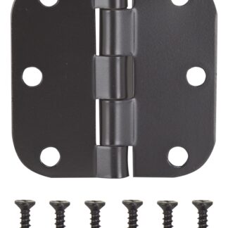 ProSource LR-704-PS Door Hinge, Steel, Oil-Rubbed Bronze, Loose Pin, 180 deg Range of Motion, Screw Mounting