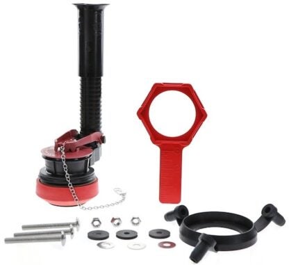 FLUSH VALVE KIT ADJ W/FLPR 2IN