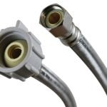 Fluidmaster B1T20C Braided Flexible Toilet Connector With Polymer Core, 3/8 X 7/8 in x 20 in