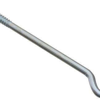 National Hardware 2156BC Series N221-002 Screw Hook, 3/8 in Opening, 10 in L, Steel, Zinc