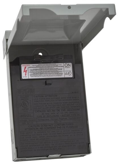 Eaton 3GAC222NF Disconnect Switch, 60 A, 120/240 VAC, Gray