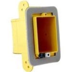 RACO 2011FBAR Vapor Barrier Box, 1 -Gang, Polycarbonate, Yellow, Bracket Mounting