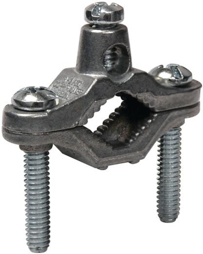 Tradeselect GCZ0510R1 Ground Clamp, Clamping Range: 1/2 to 1 in, Steel/Zinc